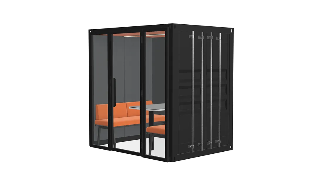 The Meeting Pod Co Container Booth - Presentation Media